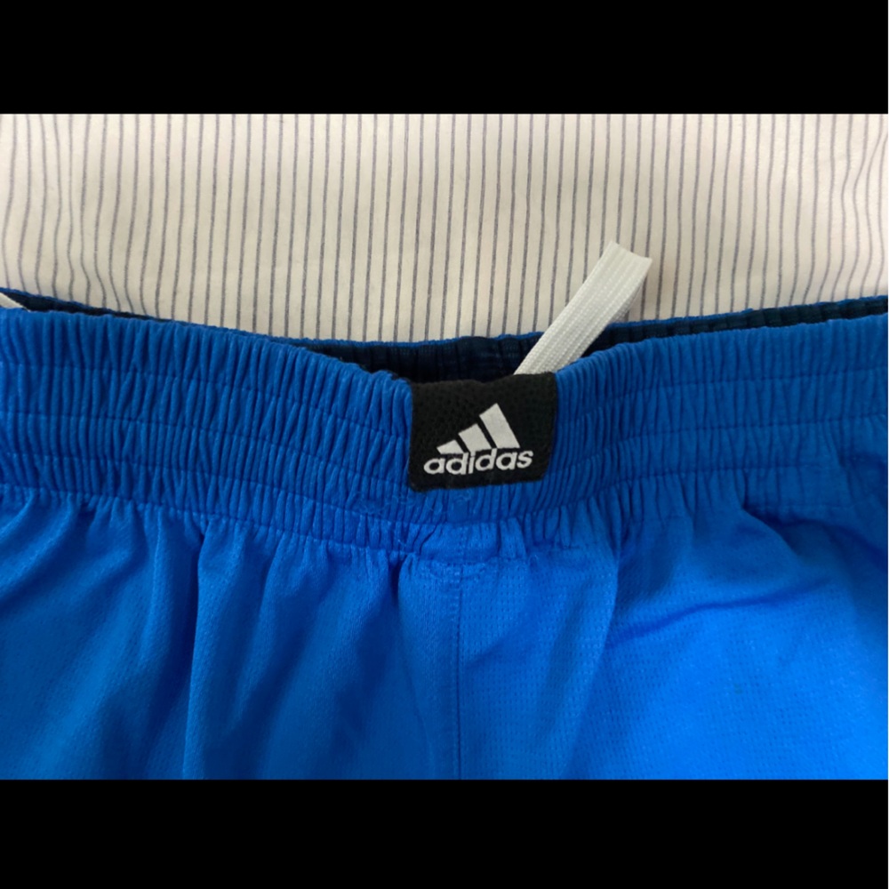 Adidas Men’s Blue Basketball athletic Shorts Large - Picture 5 of 5